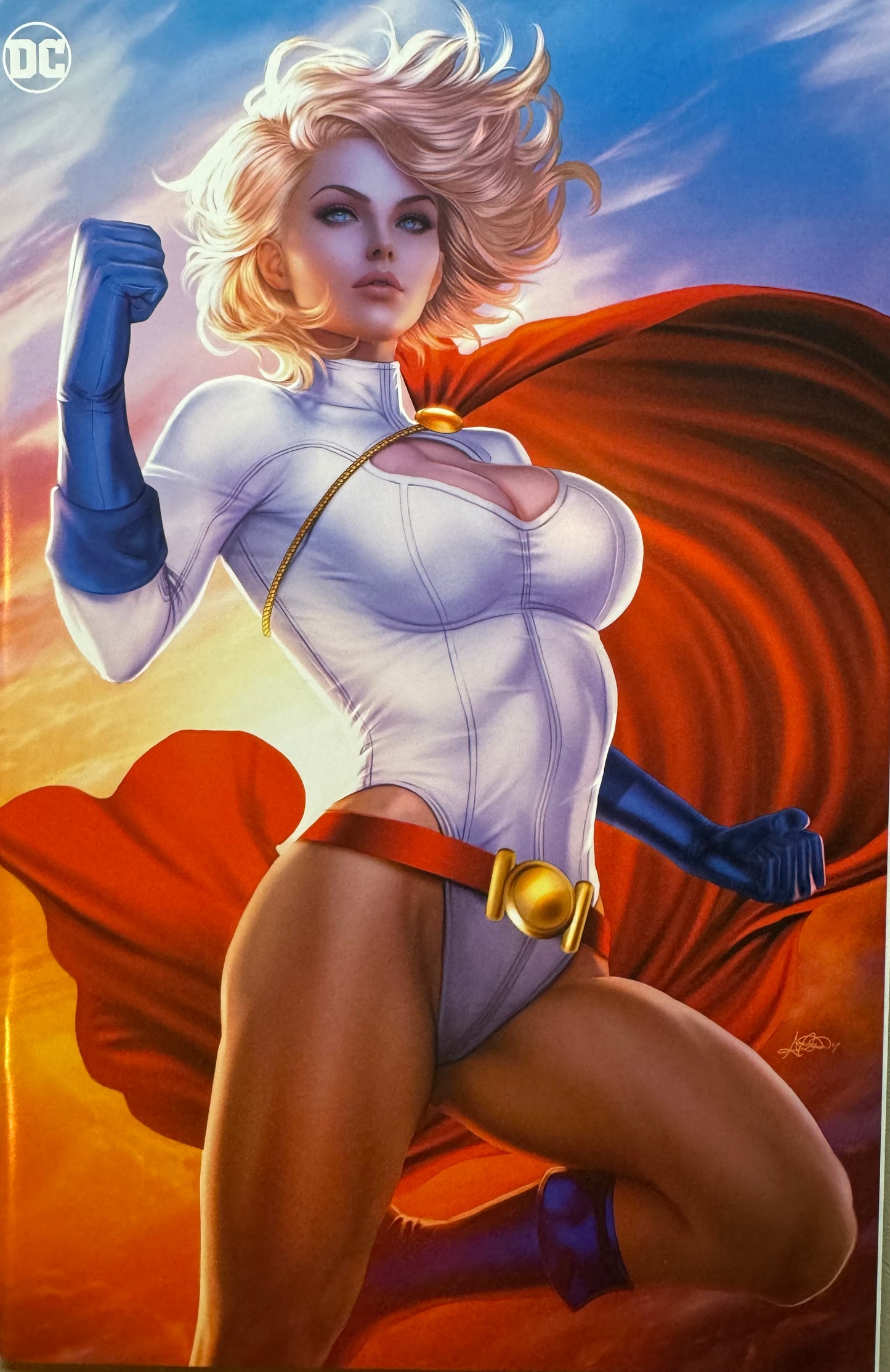 Power Girl Vol3 #1 - Cover C - Comic Mint - Ariel Diaz Full Body Virgin Exclusive Variant