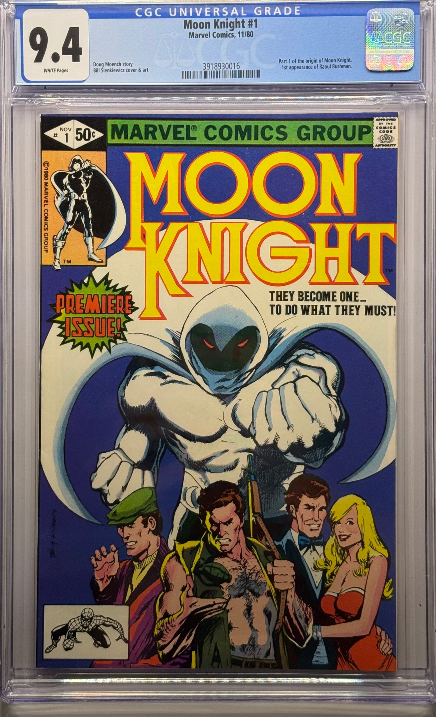 Moon Knight #1 - CGC 9.4