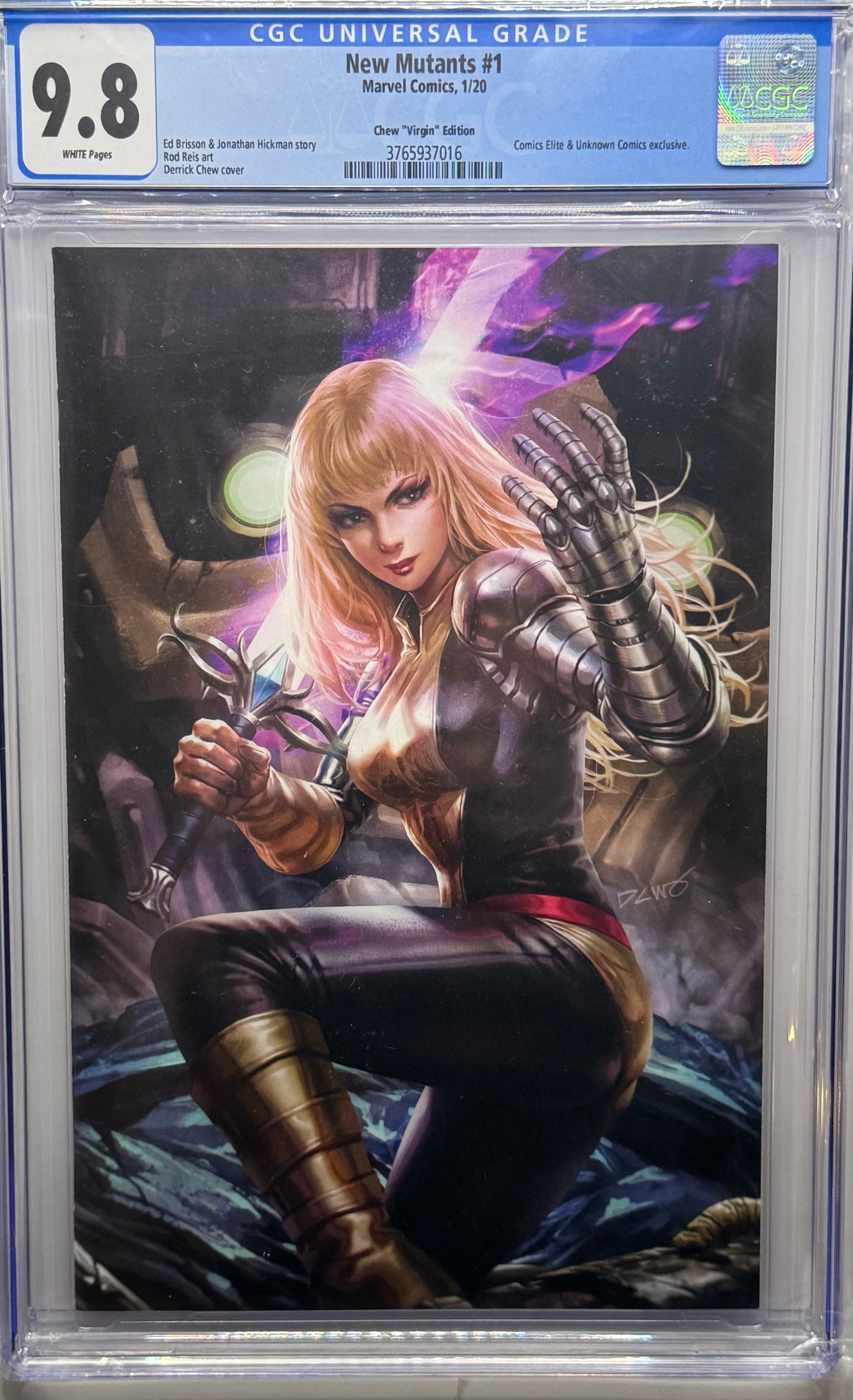 New Mutants #1 - Cover L - Derrick Chew Virgin Variant - CGC 9.8