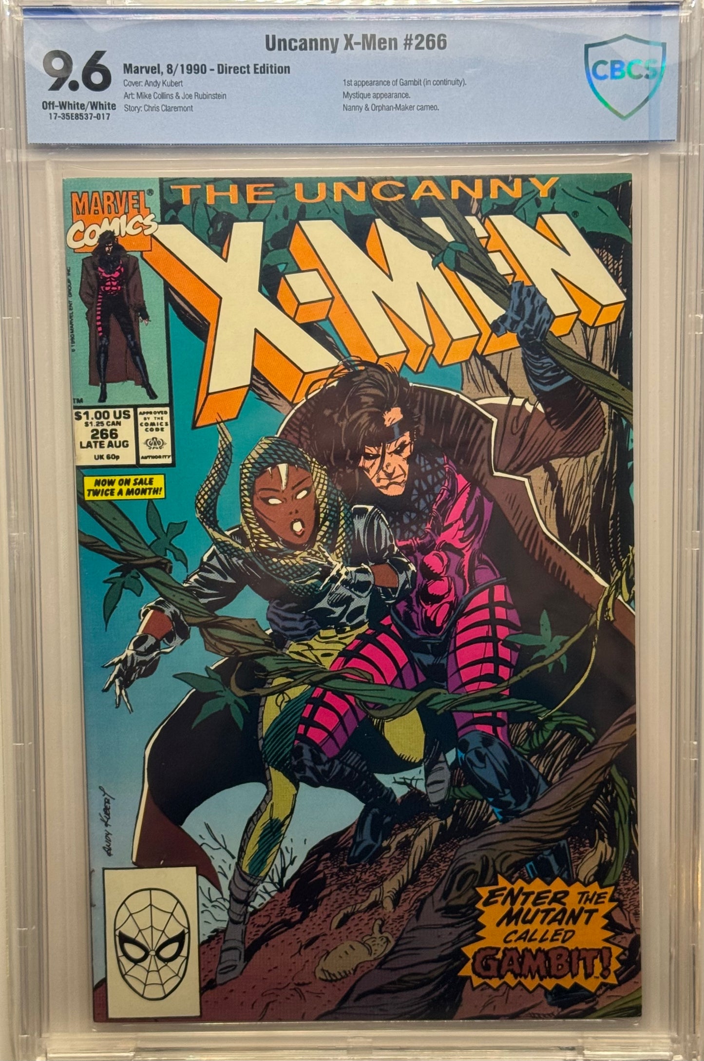 The Uncanny X-Men Vol1 #266 - CGC 9.6