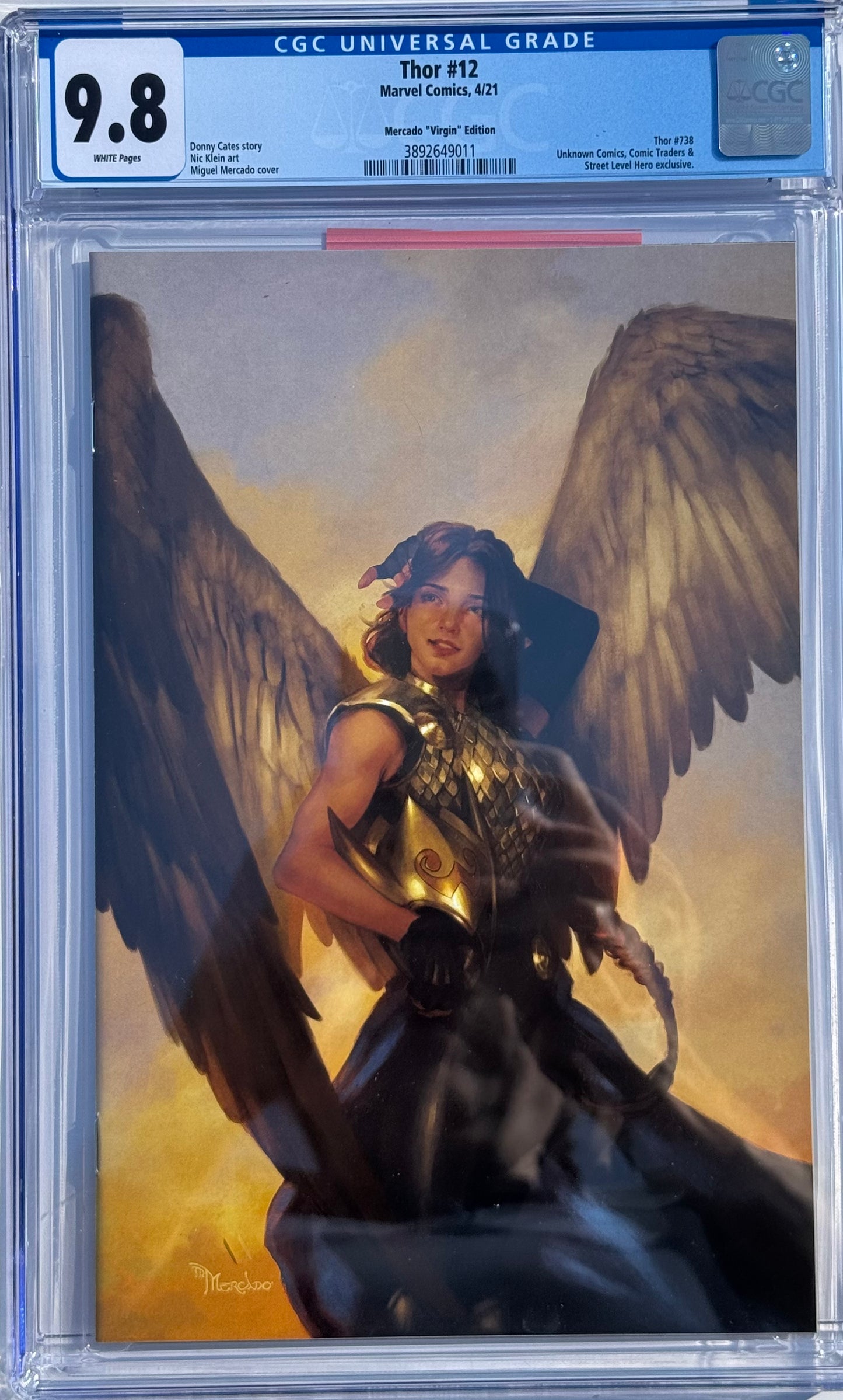 Thor Vol6 #12 - Cover I - Miguel Mercado Exclusive Virgin Variant - CGC 9.8