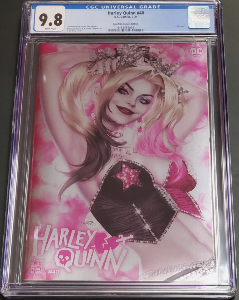 Harley Quinn Vol 4 #40 - Cover E - Ariel Diaz Foil Variant - CGC 9.8