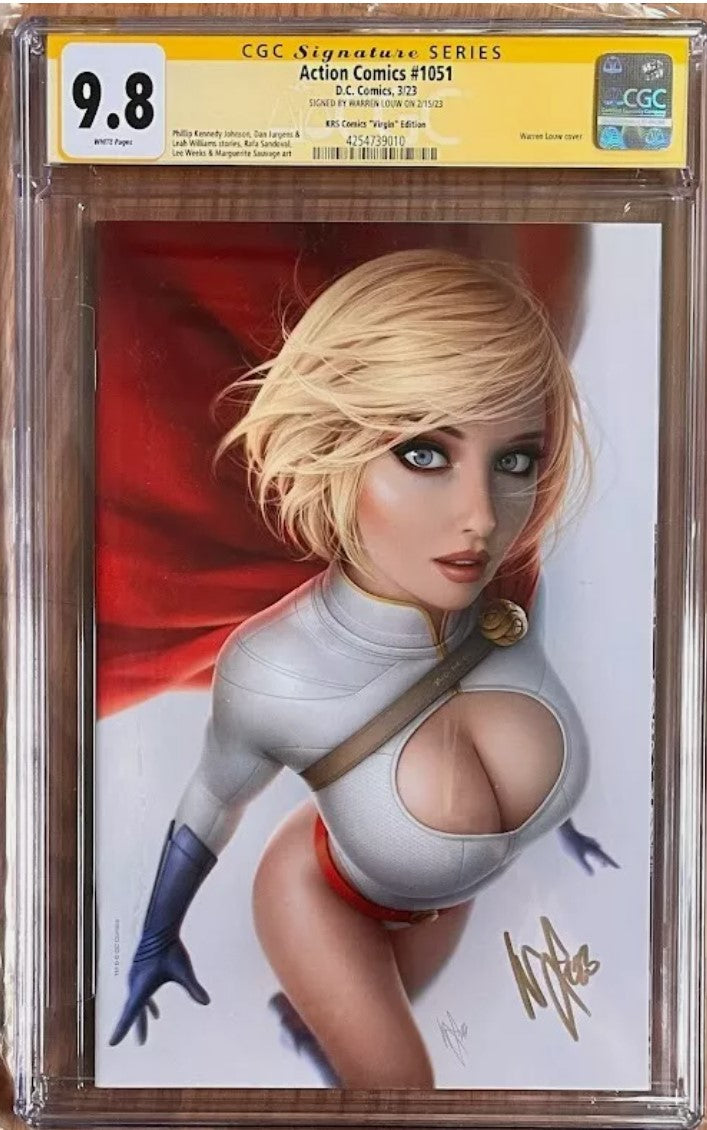 Action Comics Vol2 #1051 - Cover P - Warren Lauw Virgin Variant - CGC Signature Series 9.8