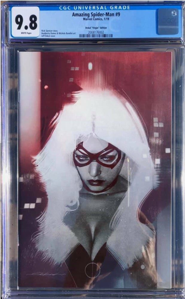 The Amazing Spider-man Vol 5 #9 - Cover G - Jeff Dekal Virgin Red Variant - CGC 9.8