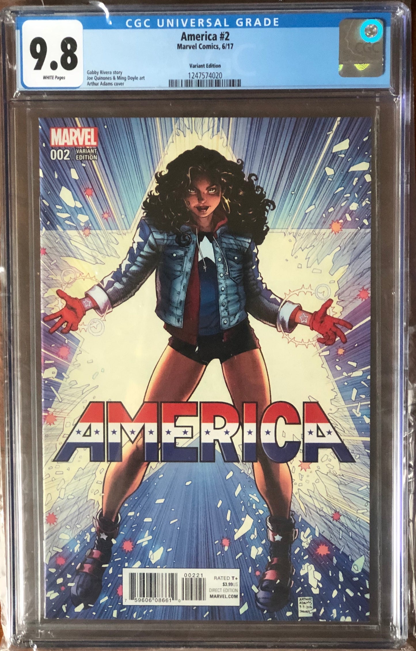 America #2 - Arthur Adams Variant - CGC 9.8