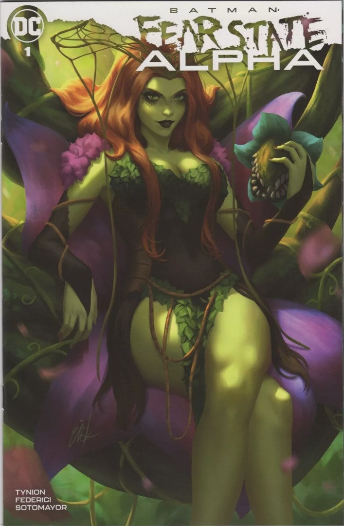 Batman Fear State Alpha #1 - Cover B - Ejikure Poison Ivy Trade Variant