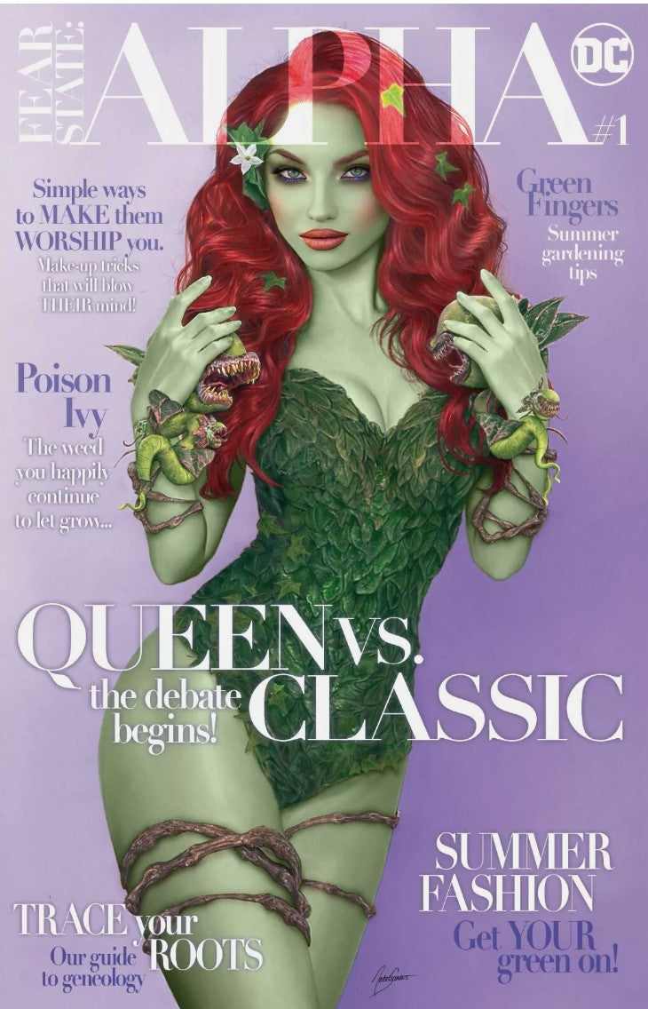 Batman Fear State Alpha #1 - Cover D - Natali Sanders Poison Ivy Magazine Trade Variant