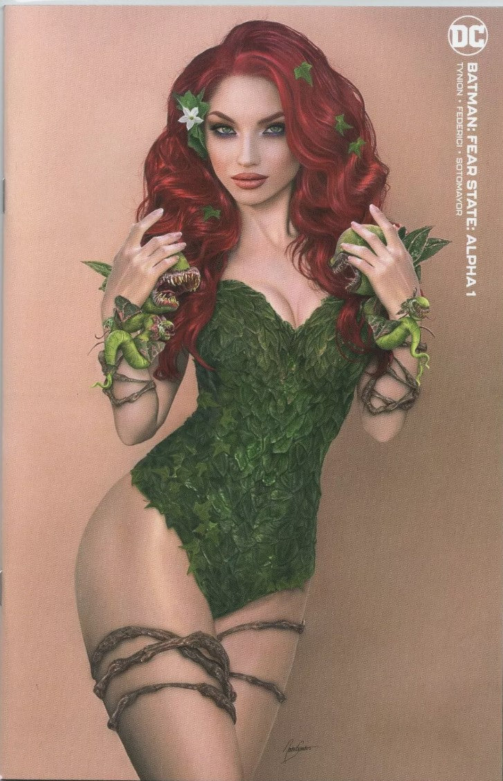 Batman Fear State Alpha #1 - Cover E - Natali Sanders Poison Ivy Magazine Minimal Variant