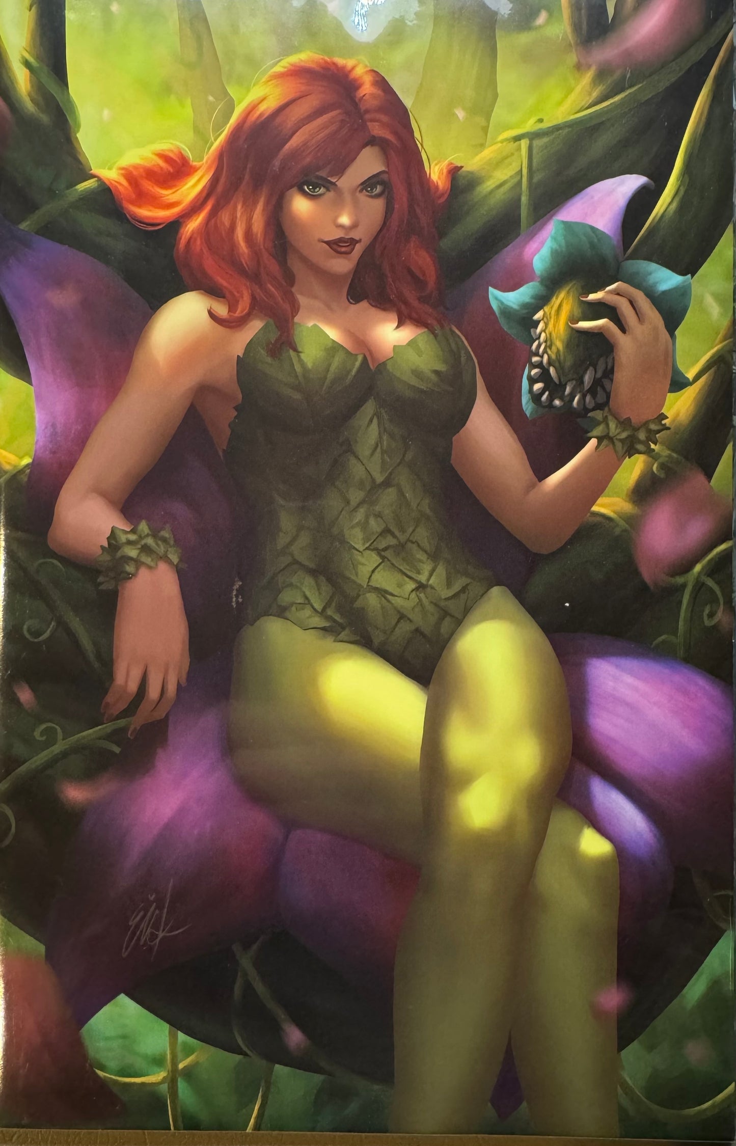 Batman Fear State Alpha #1 - Cover F - Ejikure Poison Ivy Virgin Minimal Cover