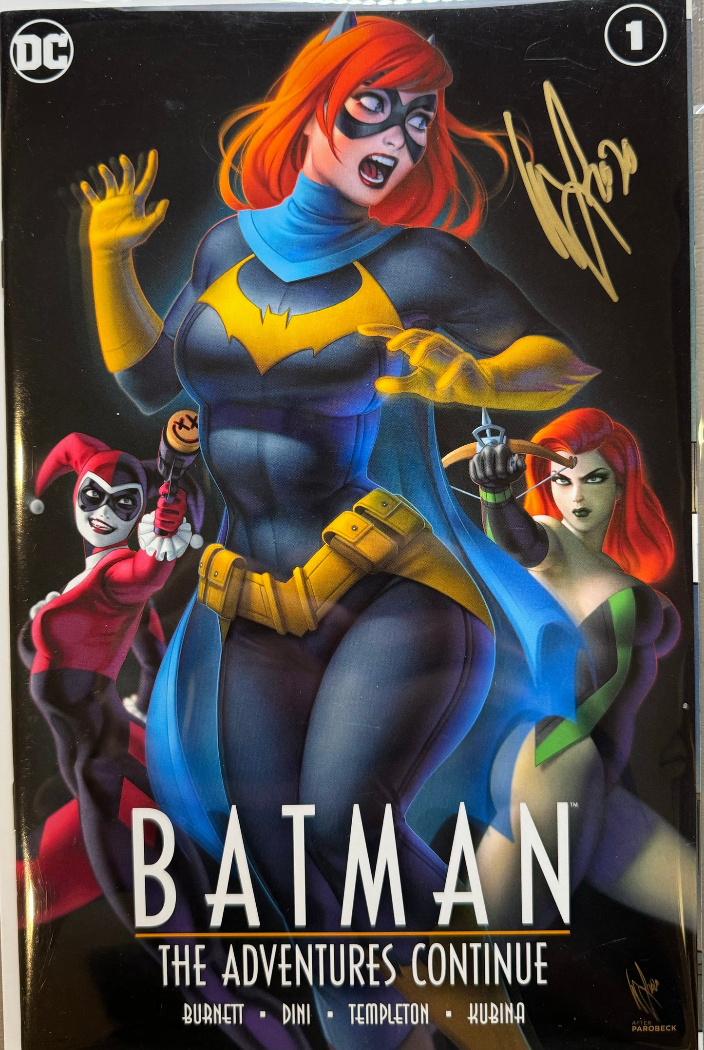 Batman The Adventures Continues #1 - Cover H - Warren Louw homage Batgirl Signed Variant