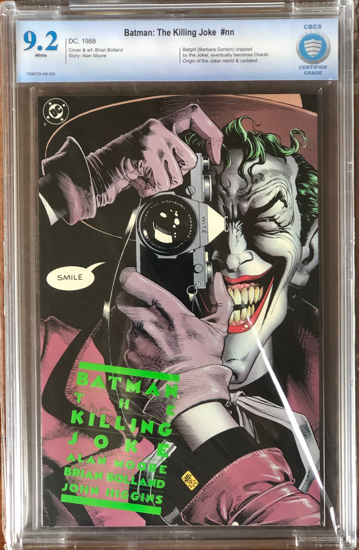 Batman The Killing Joke - CBCS 9.2