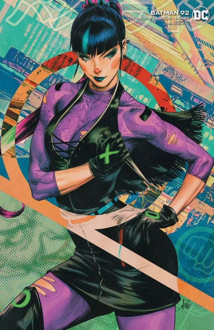 Batman Vol3 #92 - Cover B - Stanley Artgerm Lau Minimal SDCC Foil Variant RARE!