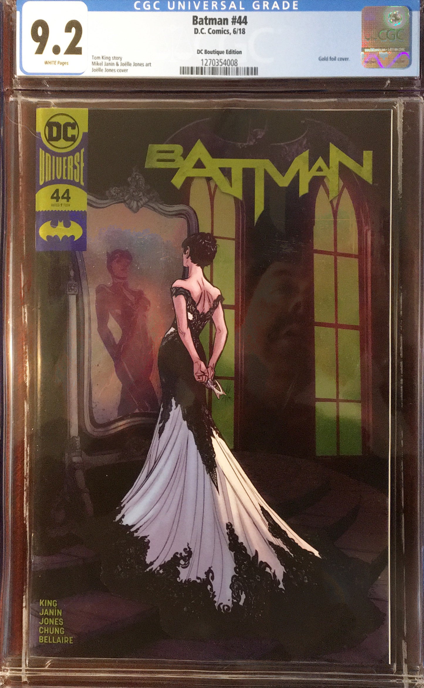 Batman Vol 3 #44 - Cover H - Variant Joelle Jones - Gold Foil - Fan Expo Exclusive - CGC 9.2