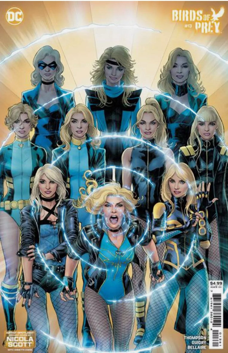 Birds of Prey Vol5 #13 - Cover D - Nicola Scott Artist Spotlight Variant
