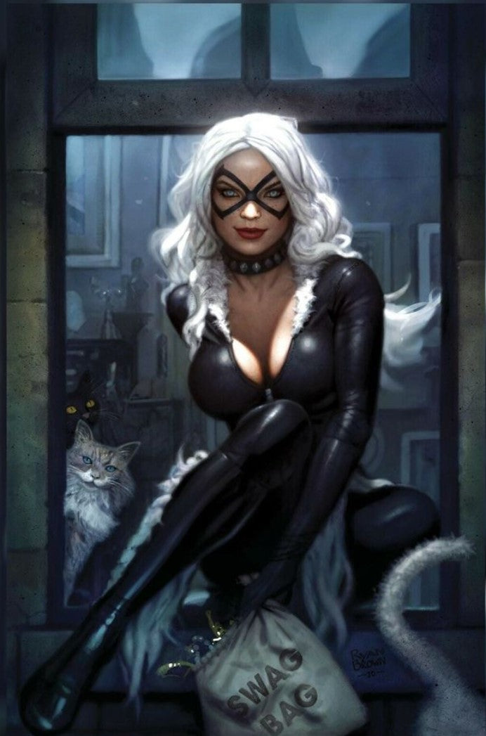Black Cat - Vol4 #1 - Cover B - Comic Elite - Ryan Brown Virgin Variant