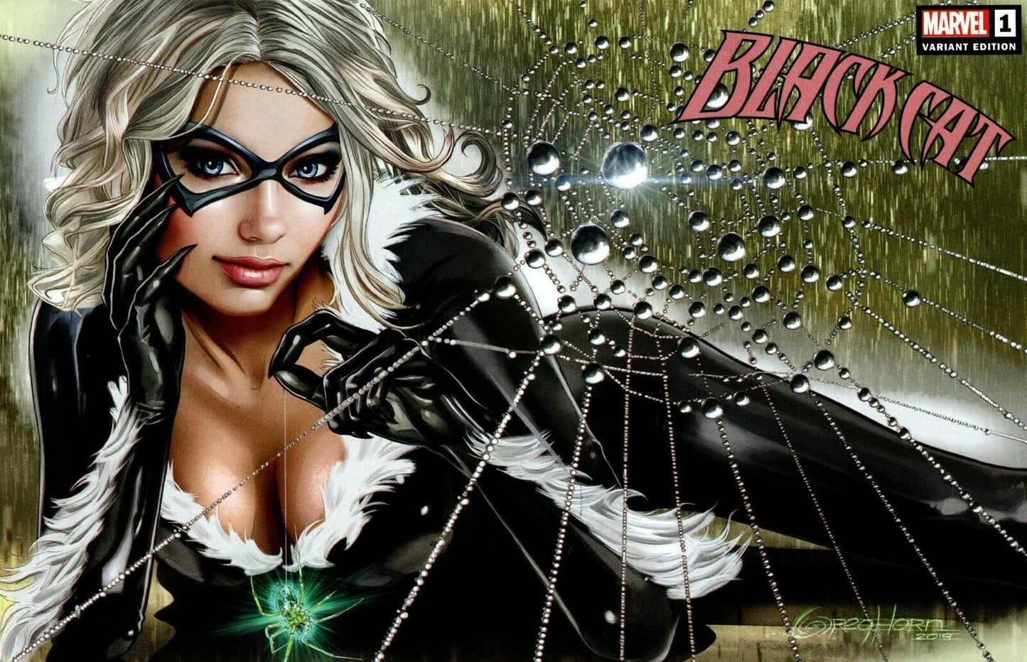Black Cat - Vol3 #1 - Cover B - ComicXposure - Greg Horn Trade Cover
