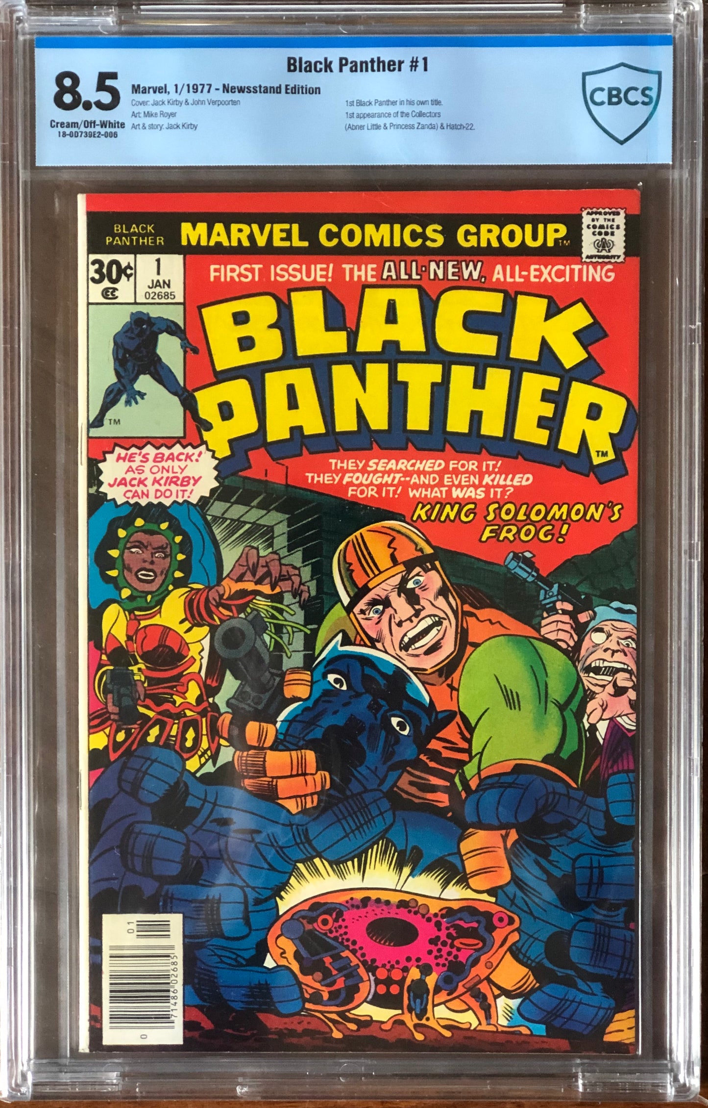 Black Panther #1 - CGCS 8.5 - First Appearance of Black Panther