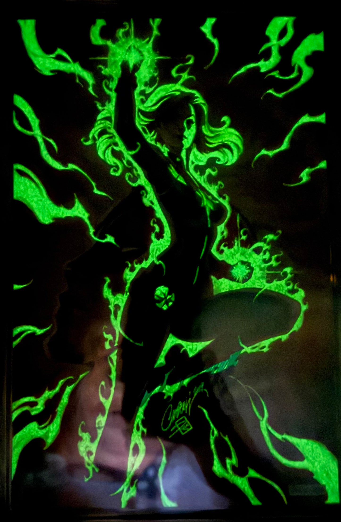 Captain Marvel #7 - Glow in the Dark Edition - CGC 9.8 - Autographed by J. Scott Campbell