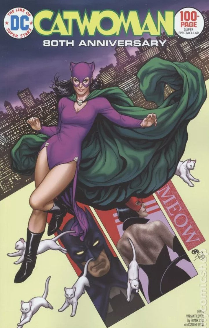 Catwoman 80th Anniversary 100-page Super Spectacular #1 - Cover E - Frank Cho 1970s Variant