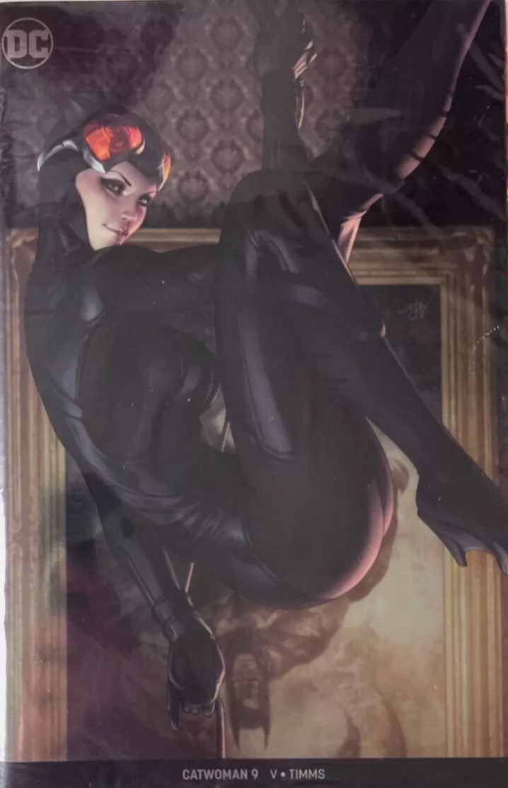 Catwoman Vol5 #9 - Cover C - Stanley Artgerm Lau ECCC Silver Foil Minimal Variant