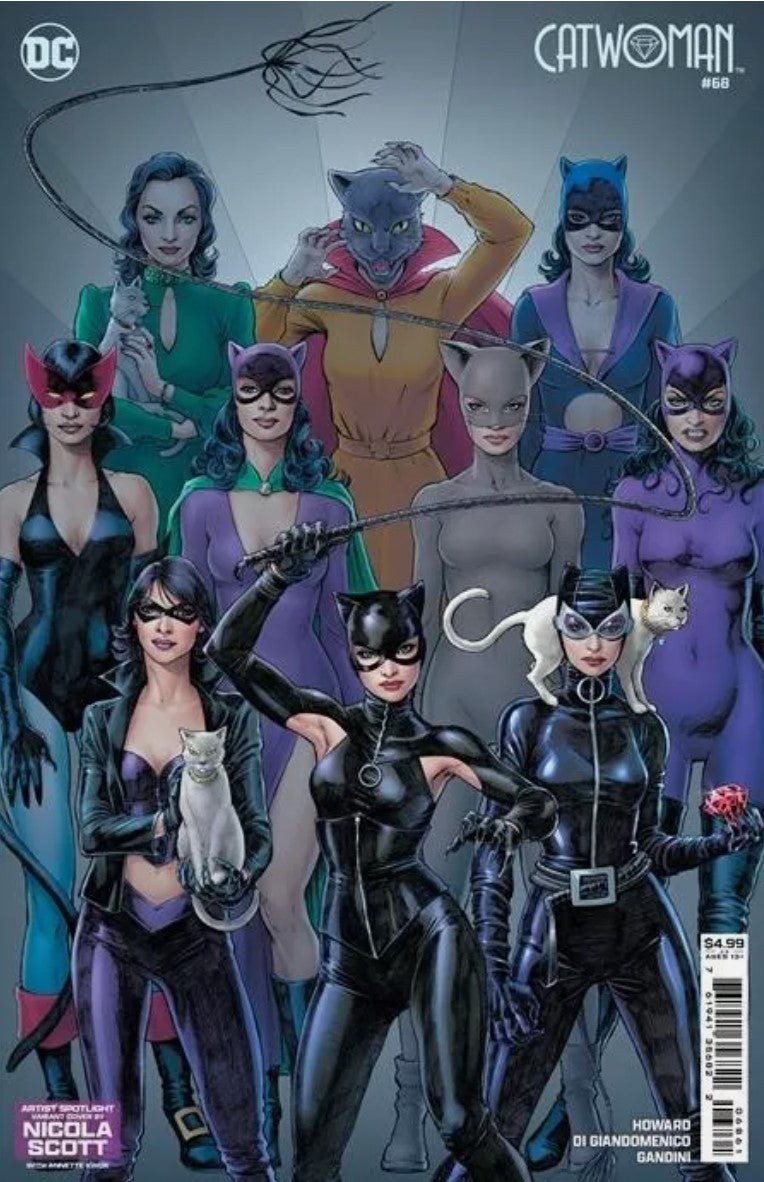 Catwoman Vol5 #68 - Cover D - Nicola Scott Artist Spotlight Variant