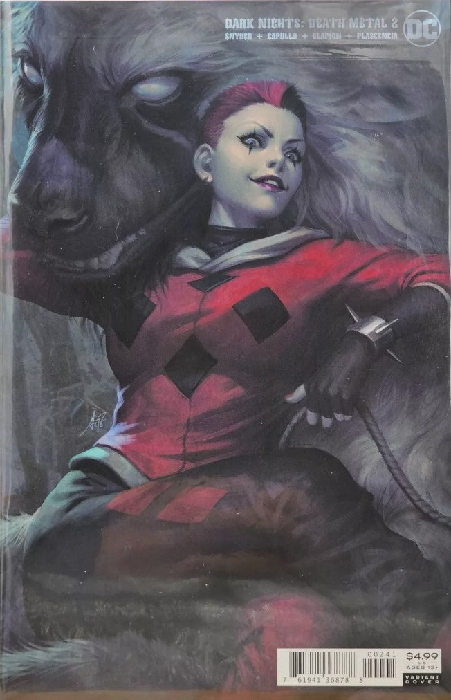 Dark Knights Death Metal #2 - Cover D - Stanley Artgerm Lau Harley Quinn Variant