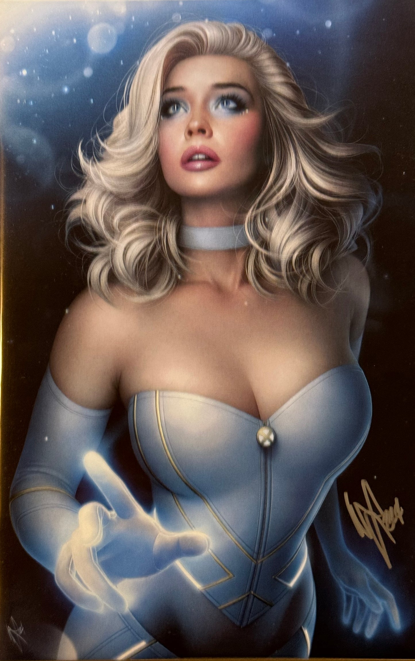 Dazzler Vol2 #1 - Cover M - Warren Louw Virgin Exclusive Variant - Autographed