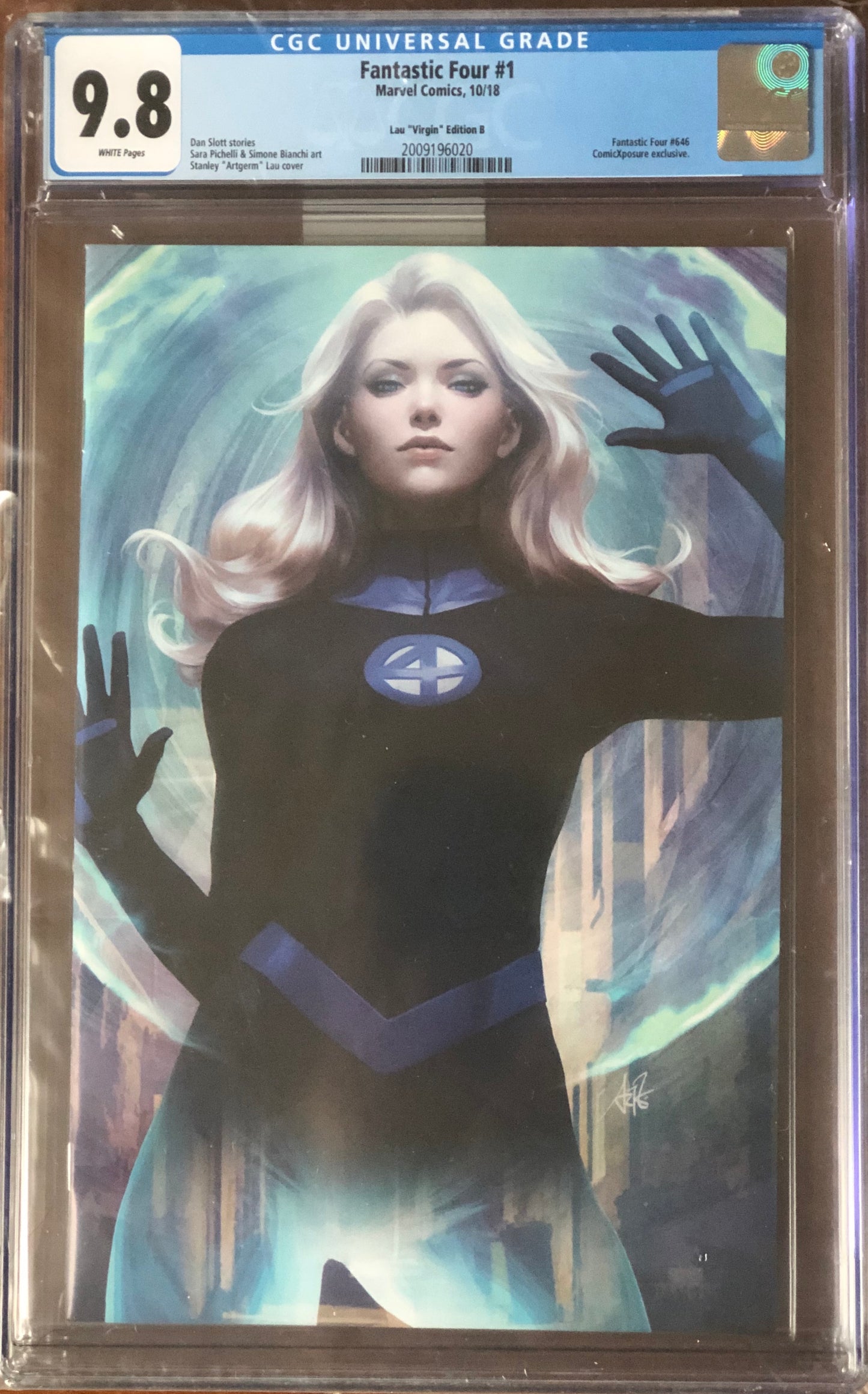 Fantastic Four #1 - Artgerm Virgin Variant - CGC 9.8