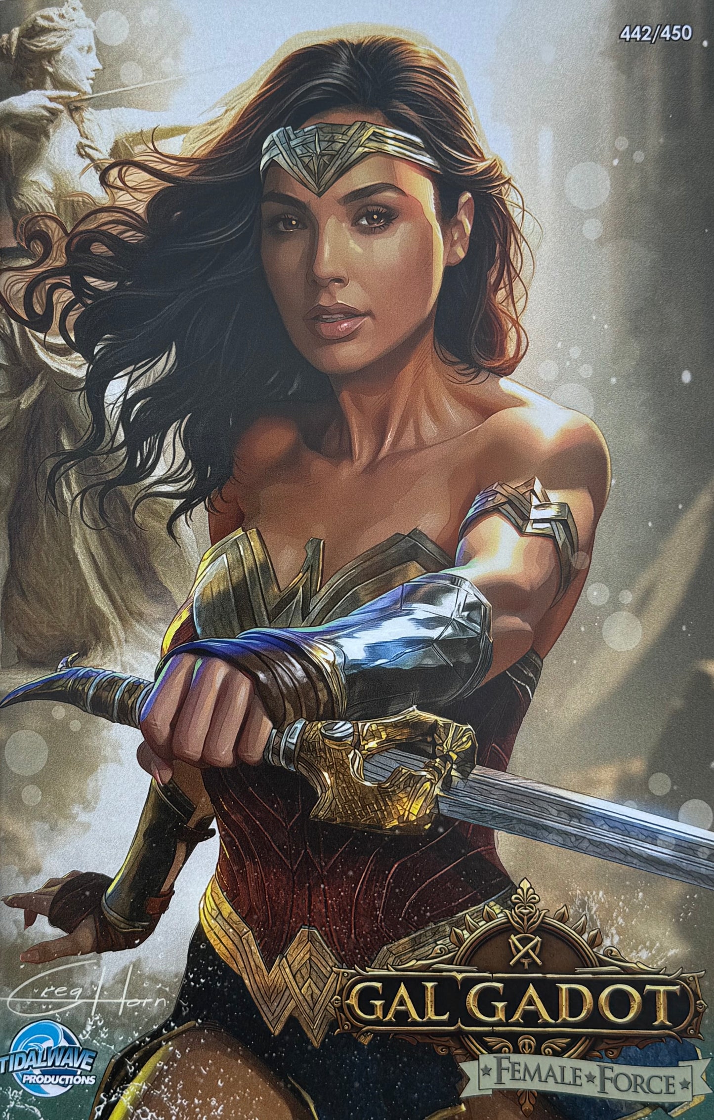 Female Force: Gal Gadot - Cover A - Greg Horn Exclusive Trade Variant