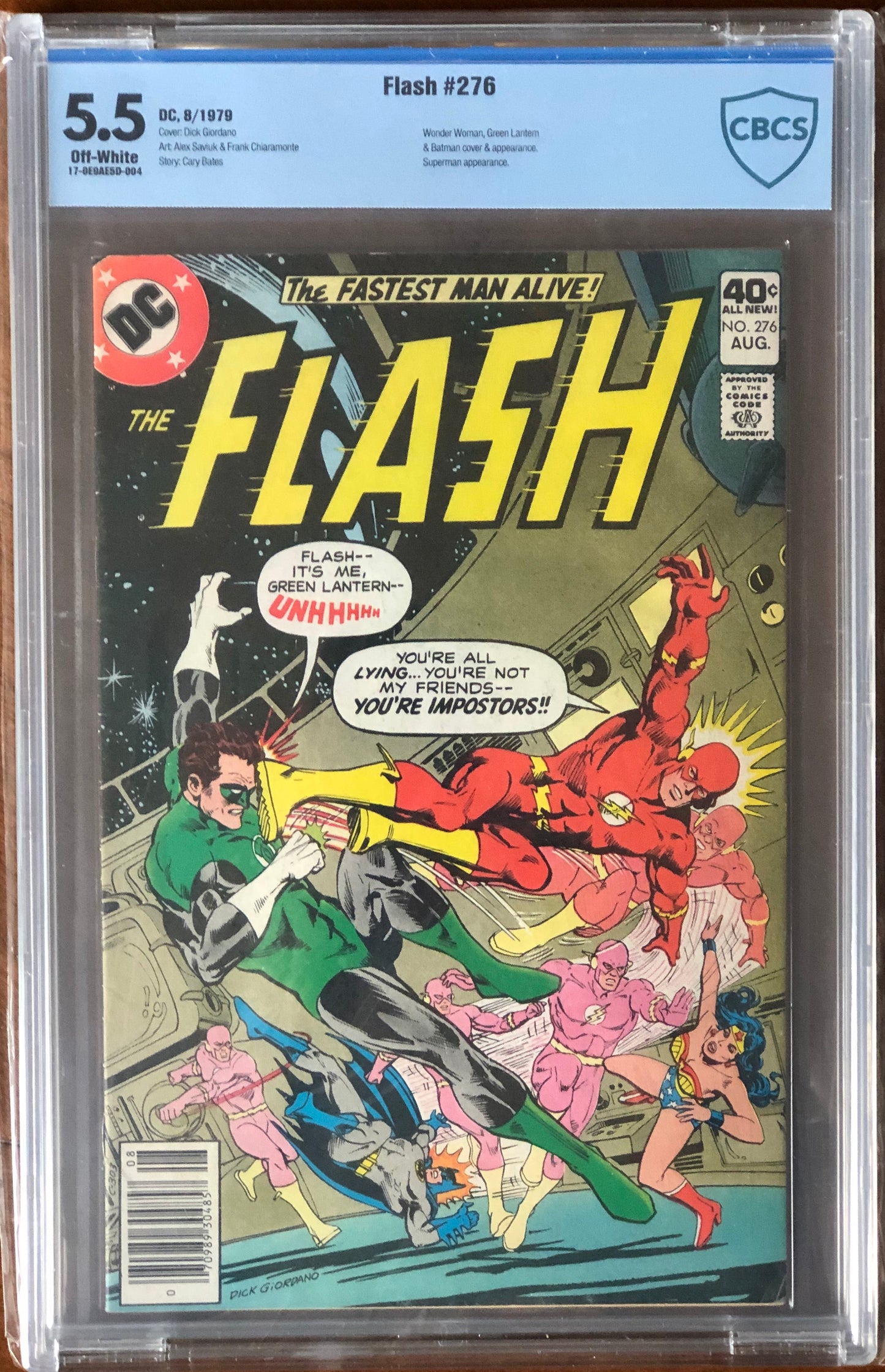 Flash #276 - Cover A - Dick Giordano Cover - CBCS 5.5