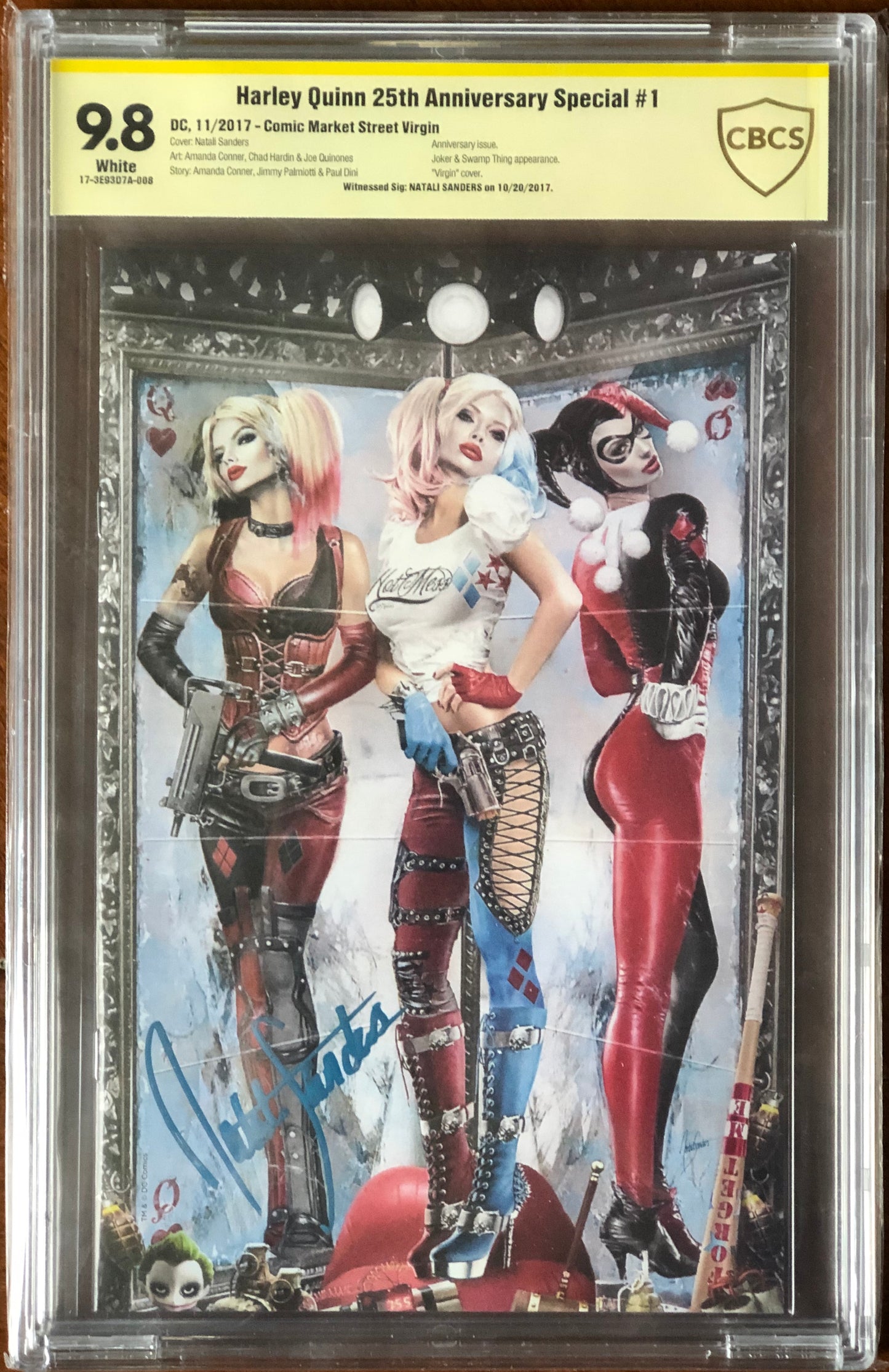 Harley Quinn 25th Anniversary Special - Comic Market Virgin - CBCS Signature Series 9.8