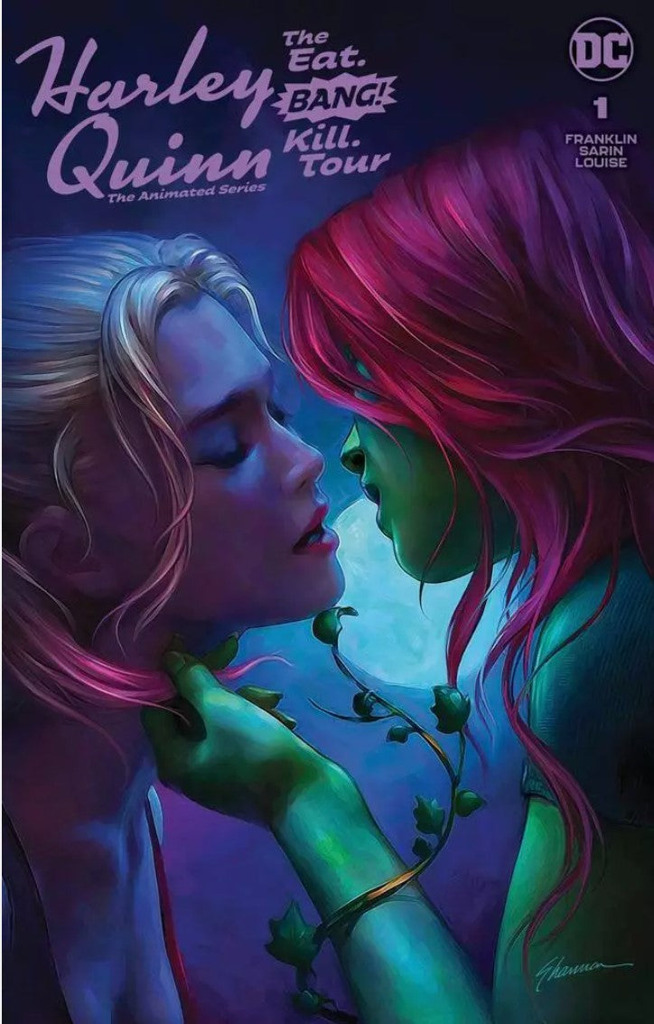 Harley Quinn The Animted Series The Eat Bang Kill Tour #1 - Cover E - Shannon Maer Kiss Trade Variant