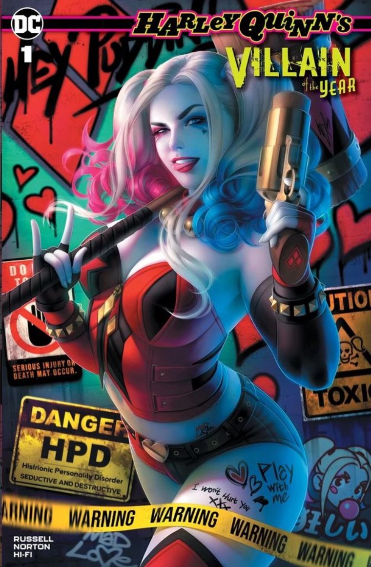Harley Quinn Villain of the Year #1 - Cover F - Warren Louw Trade Variant LTD 1500
