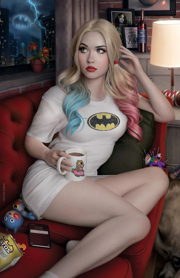 Harley Quinn Vol4 #24 - Cover H - Warren Lauw Campbell 601 Homage Virgin Variant