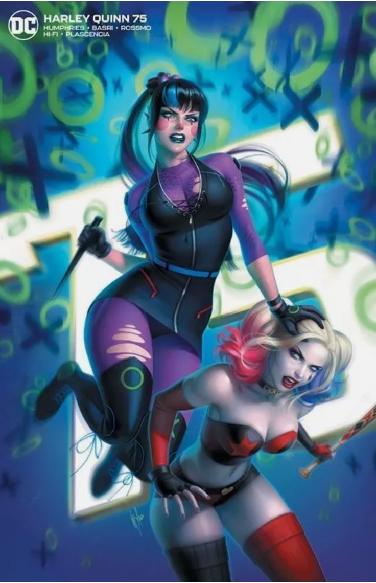 Harley Quinn Vol3 #75 - Cover D - Warren Louw vs Punchline Variant LTD 1500