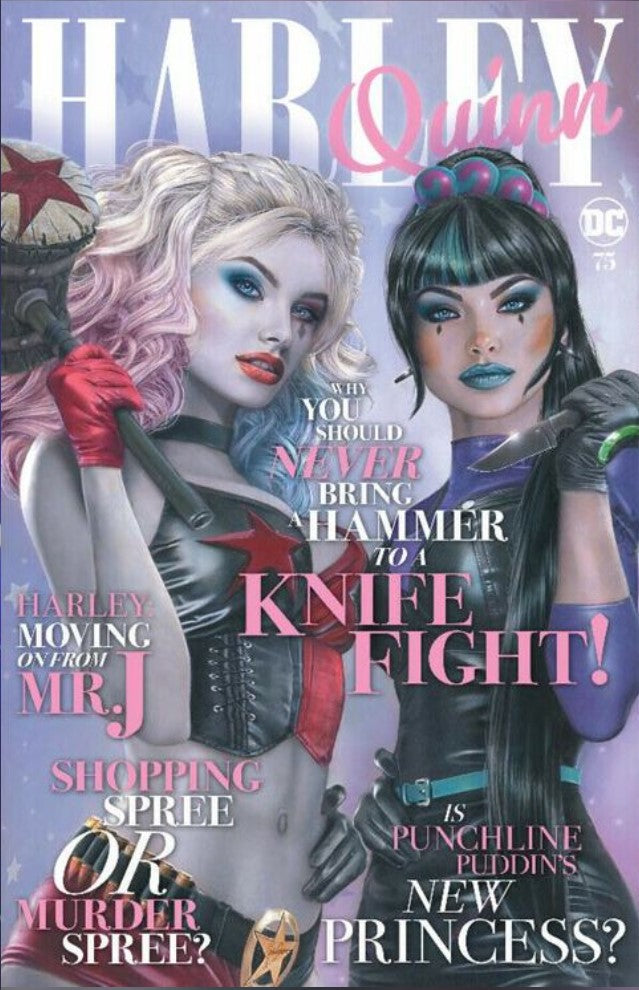 Harley Quinn Vol3 #75 - Cover E - Black Flag Exclusive - Natali Sanders Magazine Trade Variant