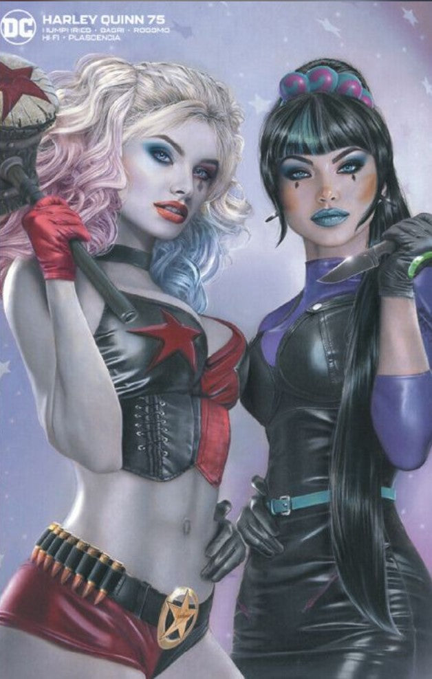 Harley Quinn Vol3 #75 - Cover F - Black Flag Exclusive - Natali Sanders Magazine Minimal Trade Variant