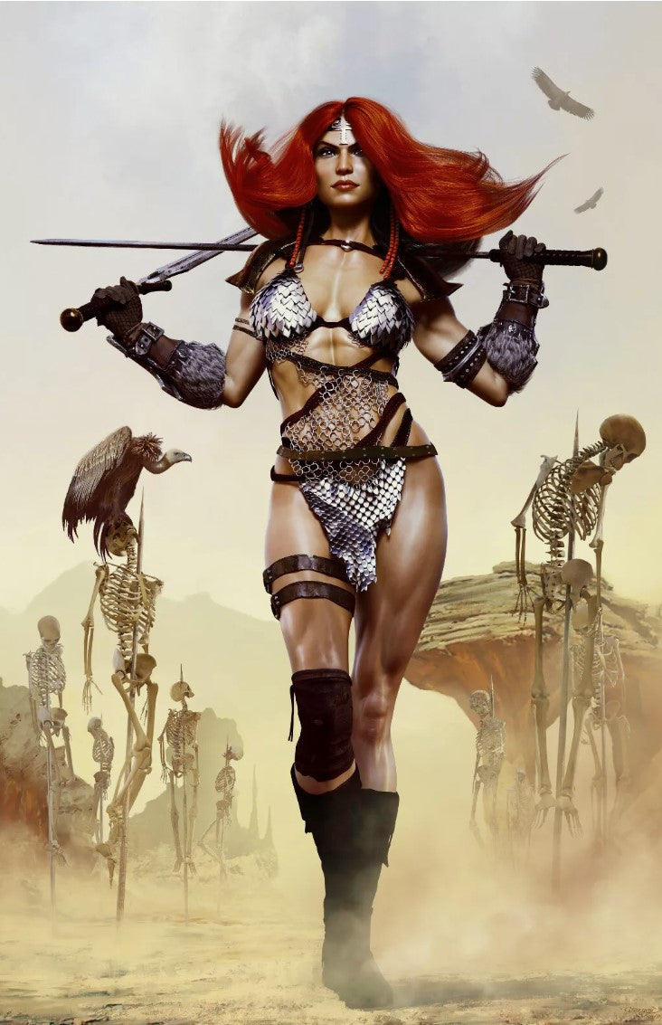 Invincible Red Sonja Vol 1 #5 - Cover S - Giorgos Tsolis Virgin Variant