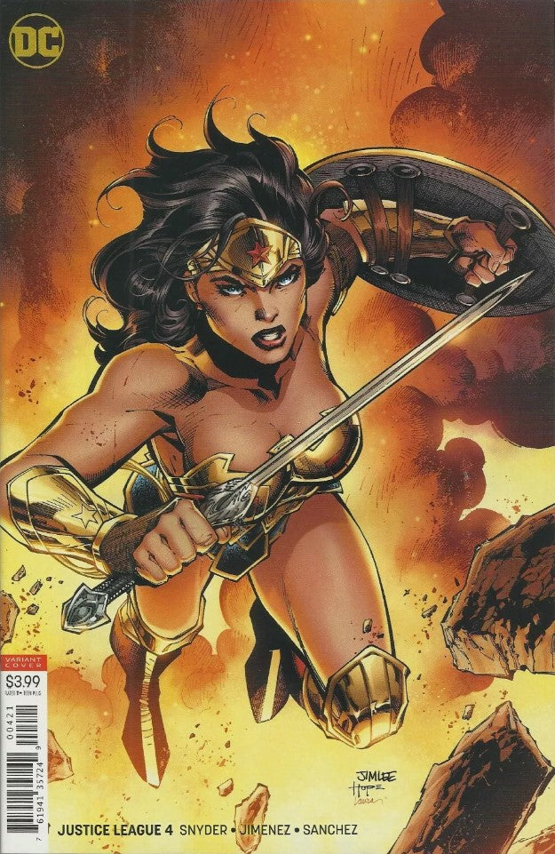 Justice League #4 - Cover B - Jim Lee & Scott Williams Variant