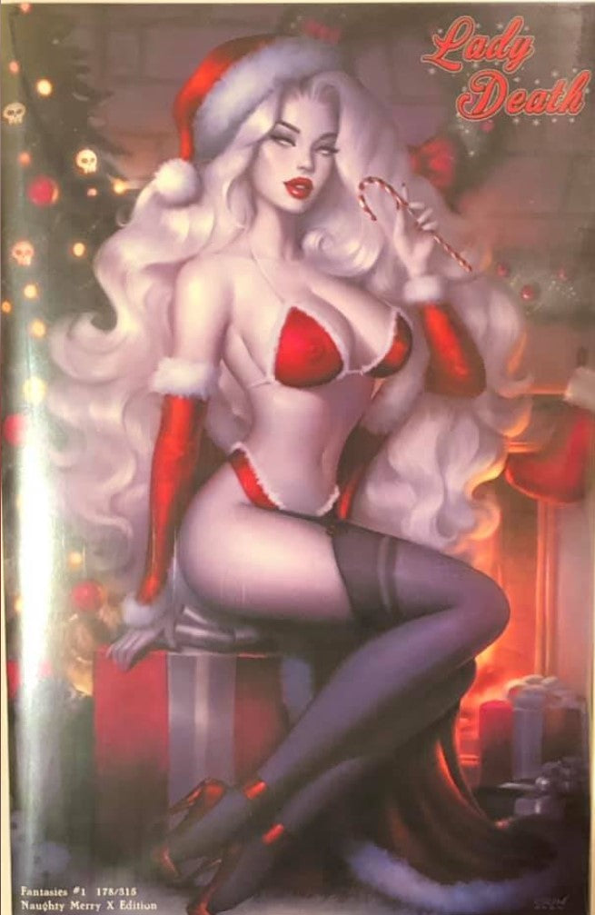 Lady Death Fantasies #1 - Cover B - Naughty Merry X Virgin Edition - LTD 315