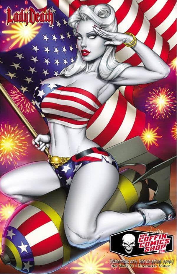 Lady Death Hot Shots #1 - Firecracker Edition - LTD 225