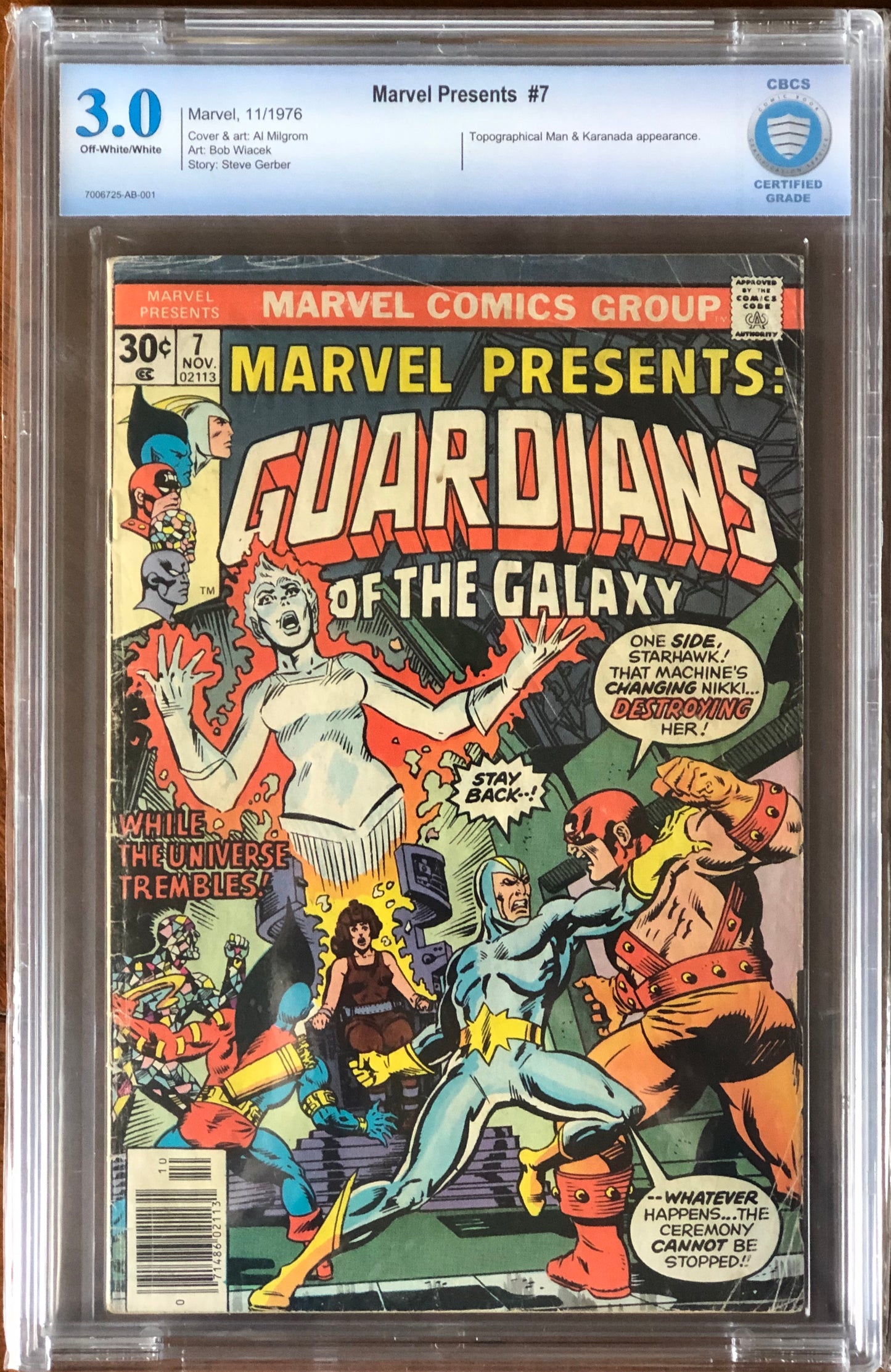 Marvel Presents #7 - CBCS 3.0 - Guardians of the Galaxy