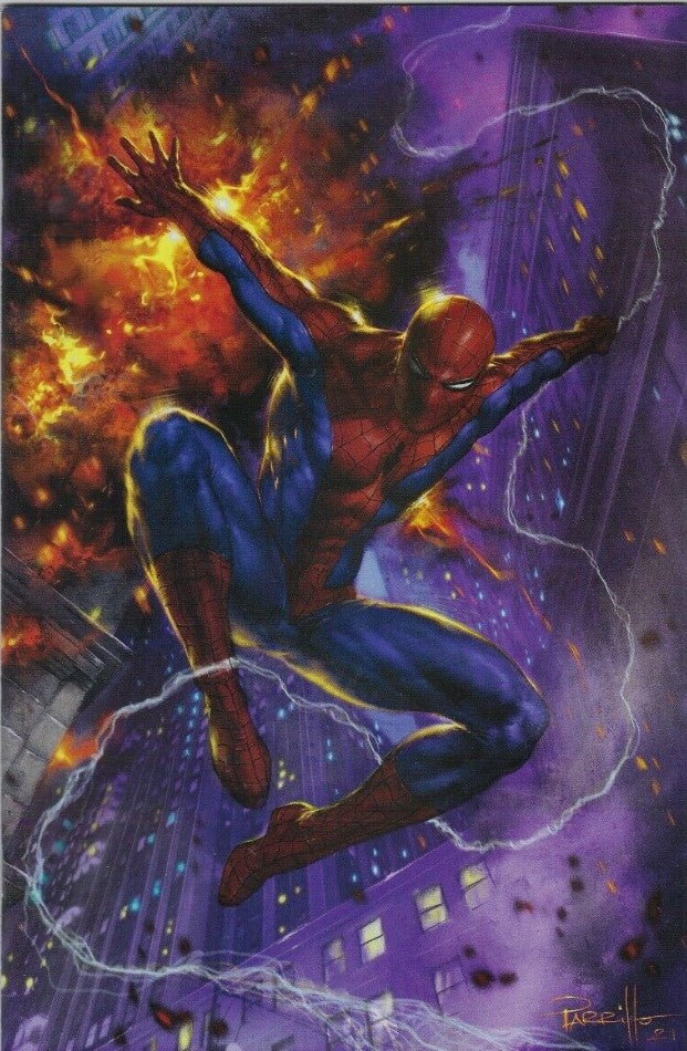 Non-Stop Spider-man #1 - Cover F - 616 Comic Exclusive - Lucio Parrillo Virgin Variant