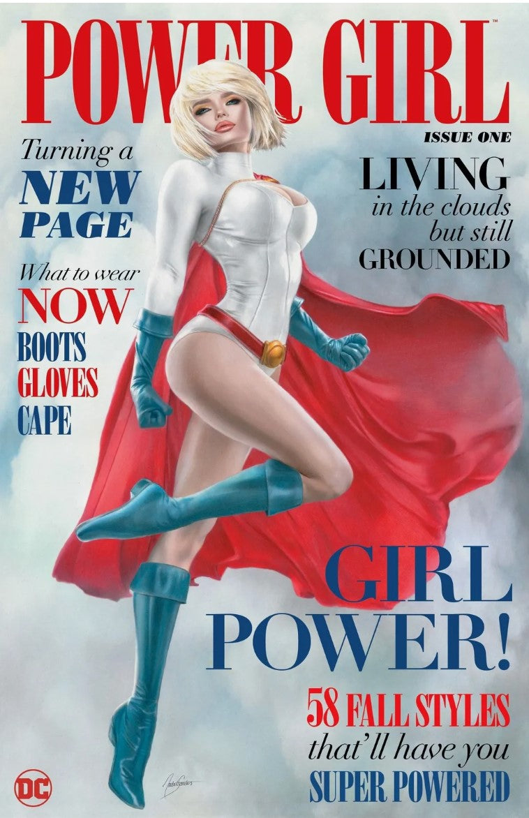 Power Girl Vol3 #1 - Cover M - KRS Comic - Natali Sanders Magazine Variant