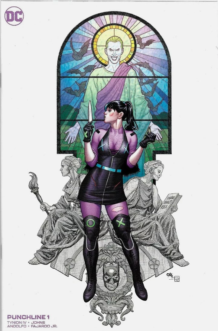 Punchline Special #1 - Cover EE - Comic Elite Exclusive - Frank Cho Joker Jesus Minimal Variant
