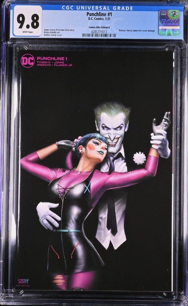 Punchline Special #1 - Cover CE - Comics Elite Exclusive - Nathan Szerdy Homage to Alex Ross Variant - CGC 9.8