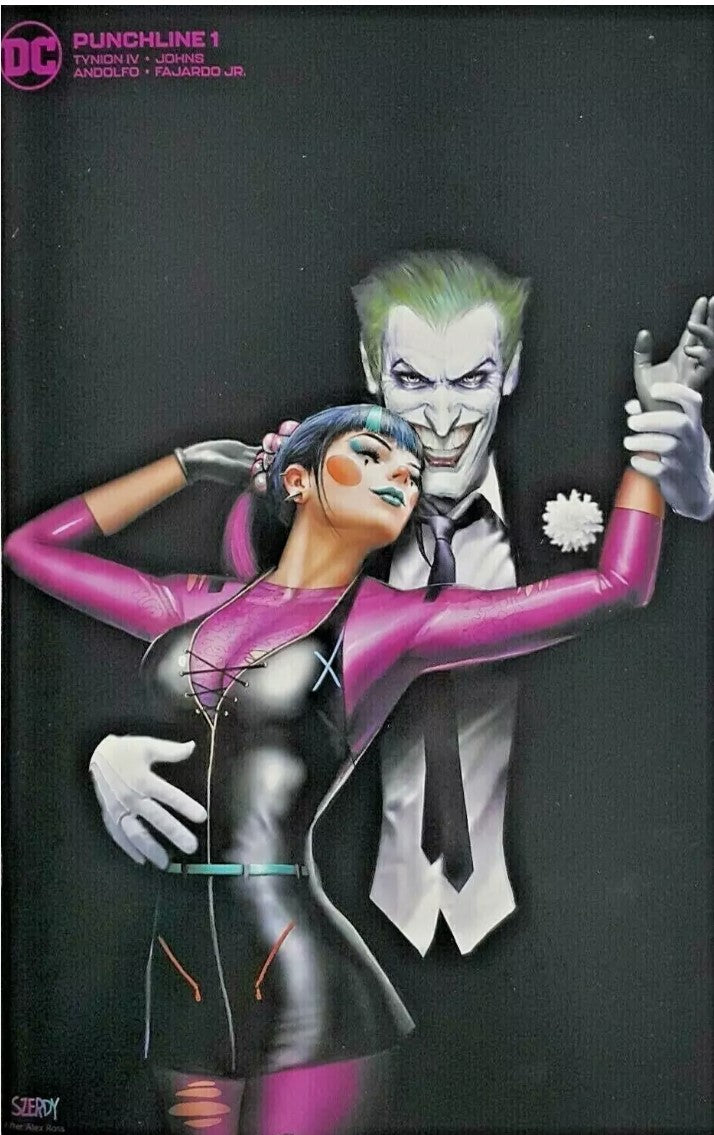 Punchline Special #1 - Cover CE - Comic Elite Exclusive - Nathan Szerdy Alex Ross Homage Minimal Variant