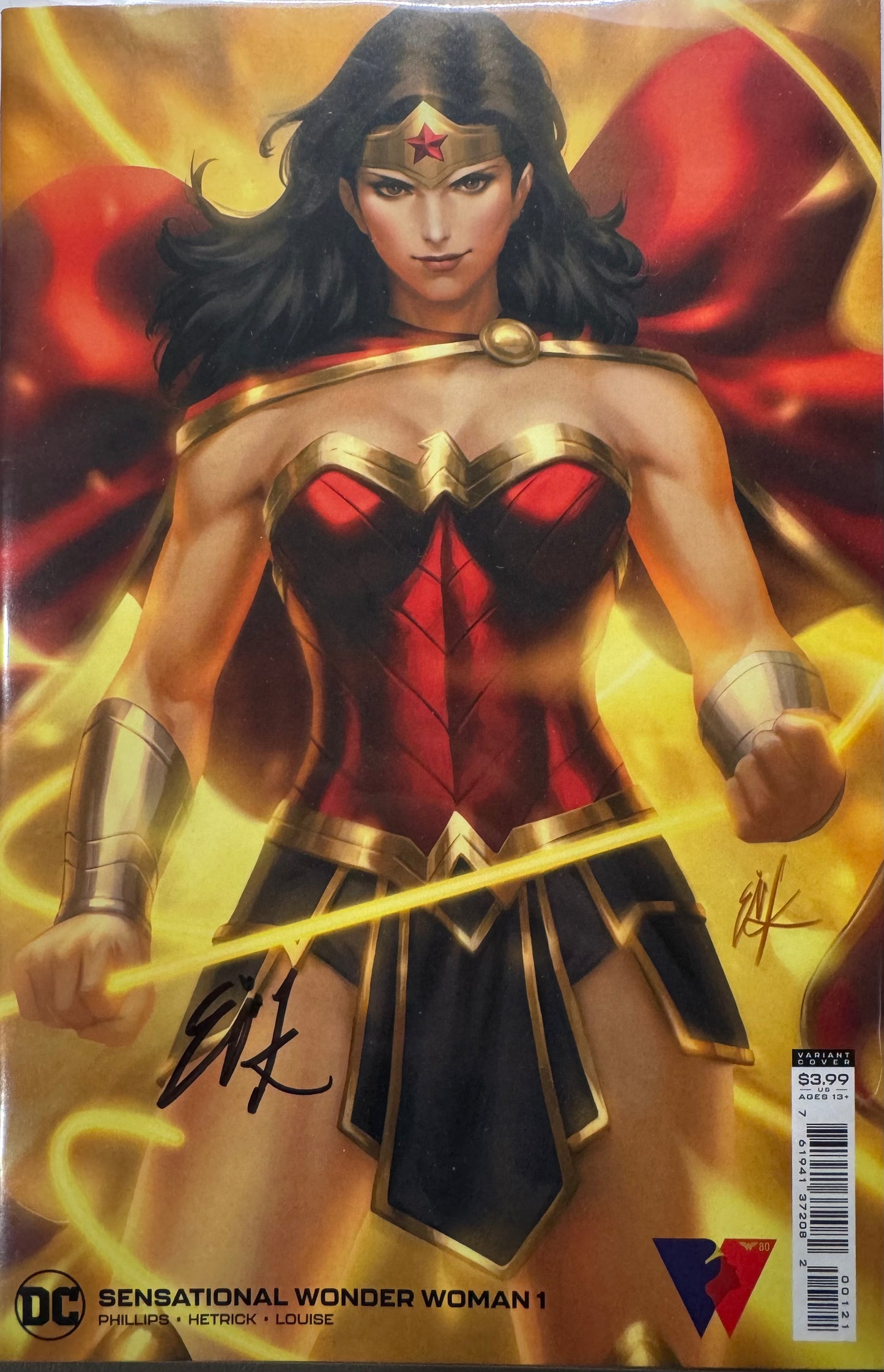 Sensational Wonder Woman #1 - Cover B - Ejikure Variant - Autographed