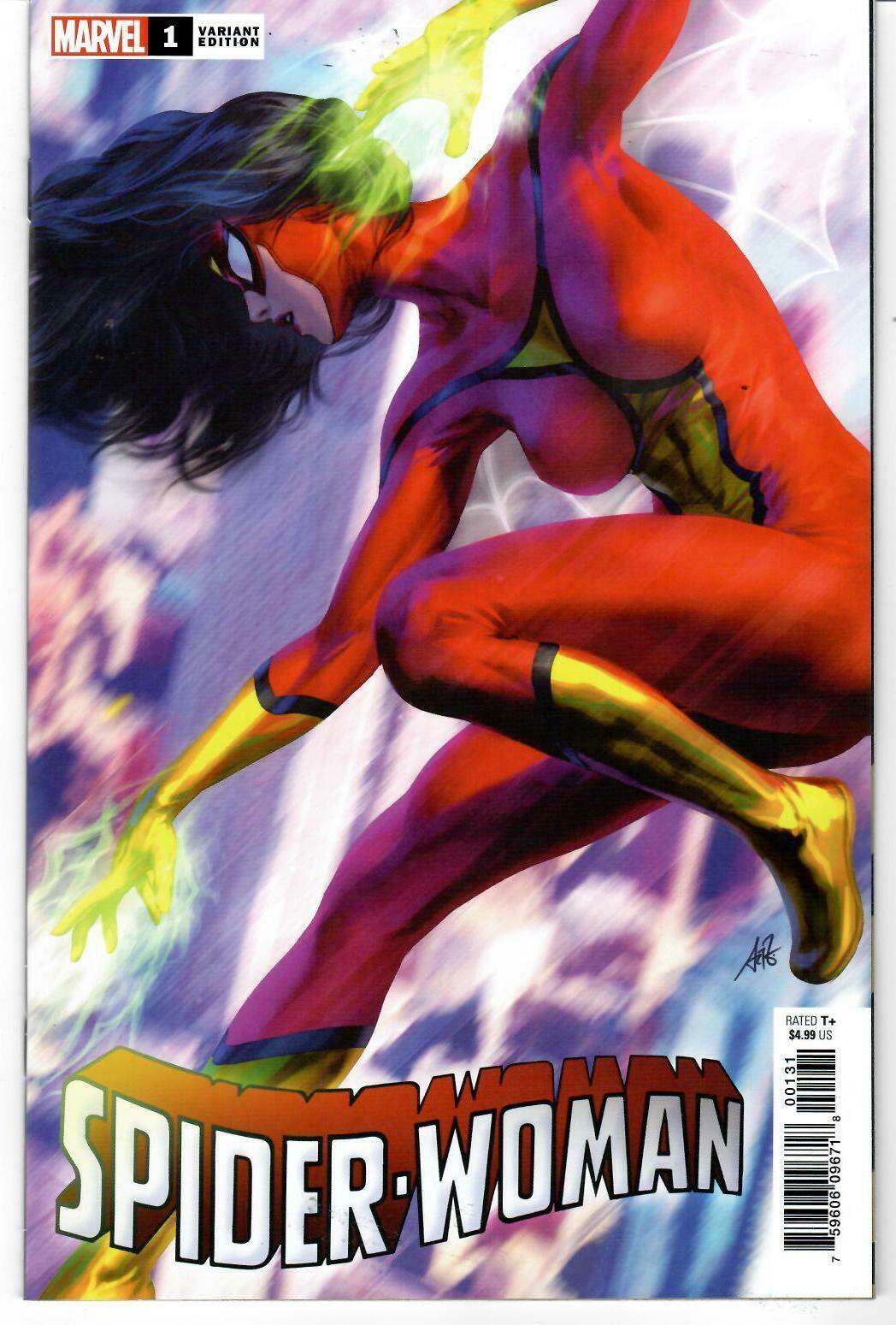 Spider-Woman Vol7 #1 - Cover C - Stanley Artgerm Lau Red Variant