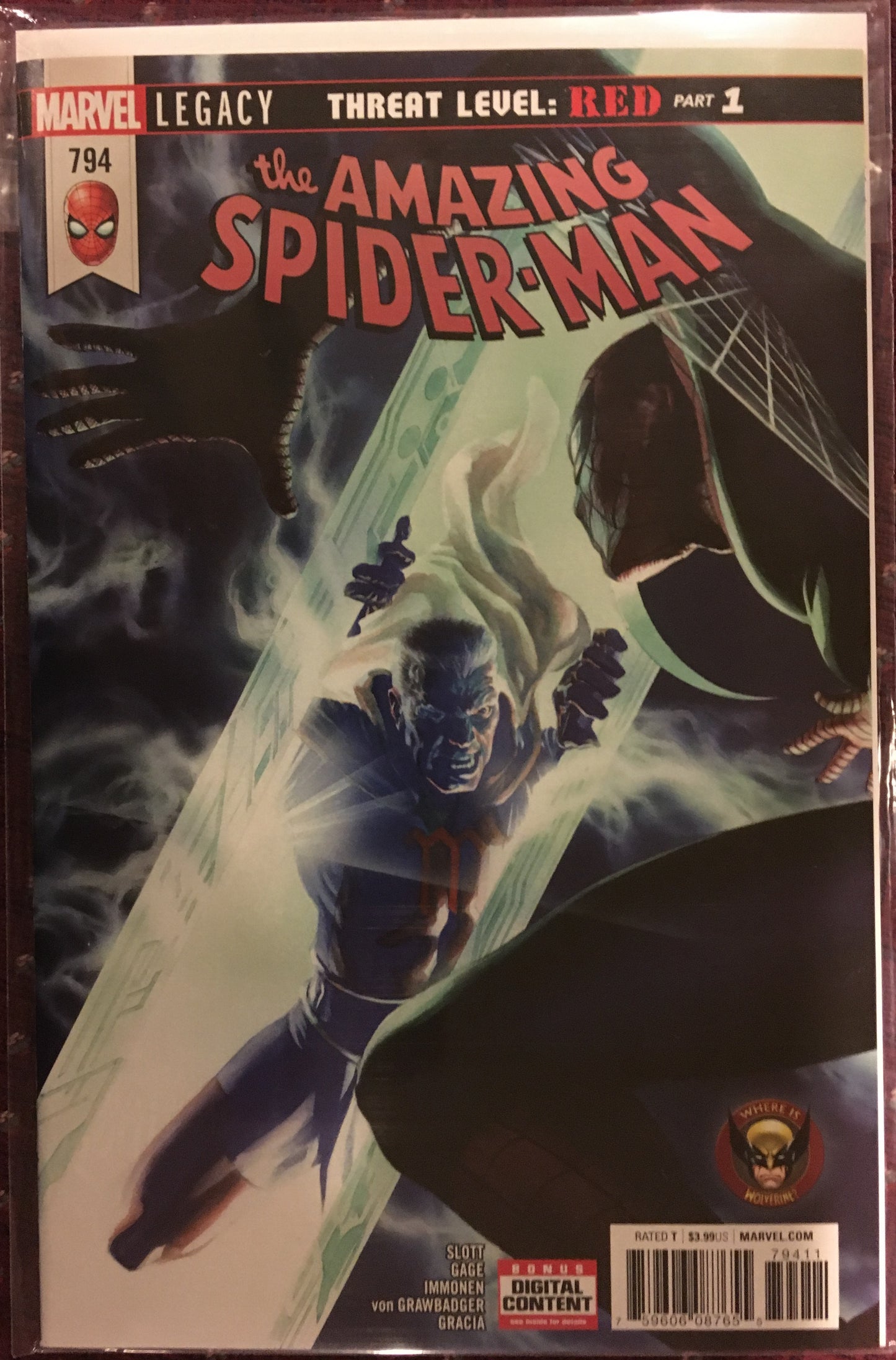 The Amazing Spider-man Vol 4 #794- Cover A - Alex Ross Cover